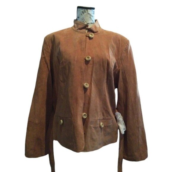 Terry Lewis Classic Luxuries Jackets & Blazers - SOLD NWT Vintage Terry Lewis Luxuries Suede Jacket Coat Size Large